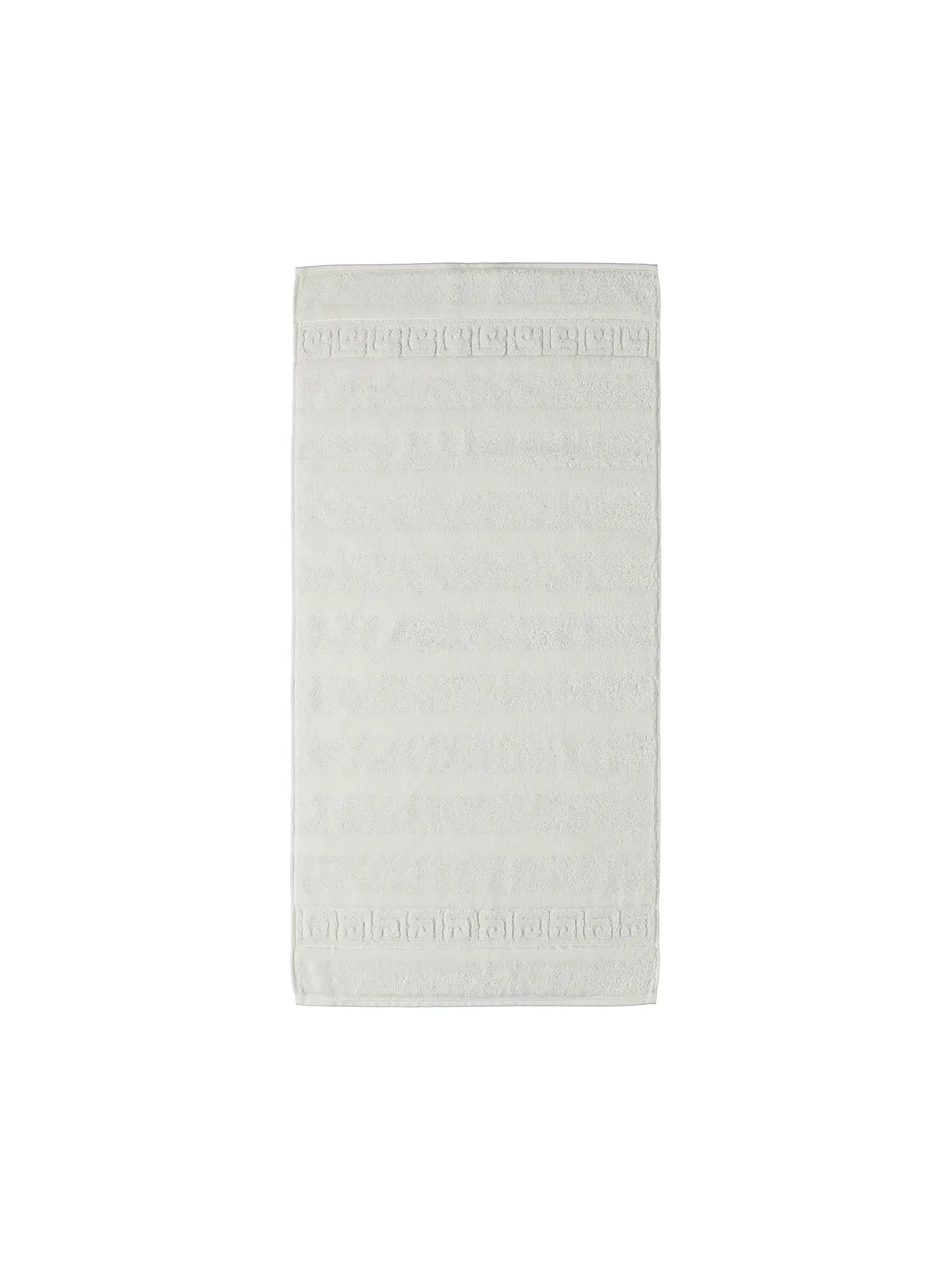 CAWÖ | Handtuch NOBLESSE 50x100cm Lachs | weiss